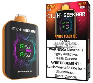Mango Peach Ice STLTH x Geek Bar 80K
