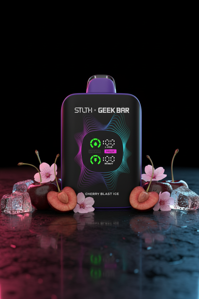 Cherry Blast Ice STLTH x Geek Bar 80K
