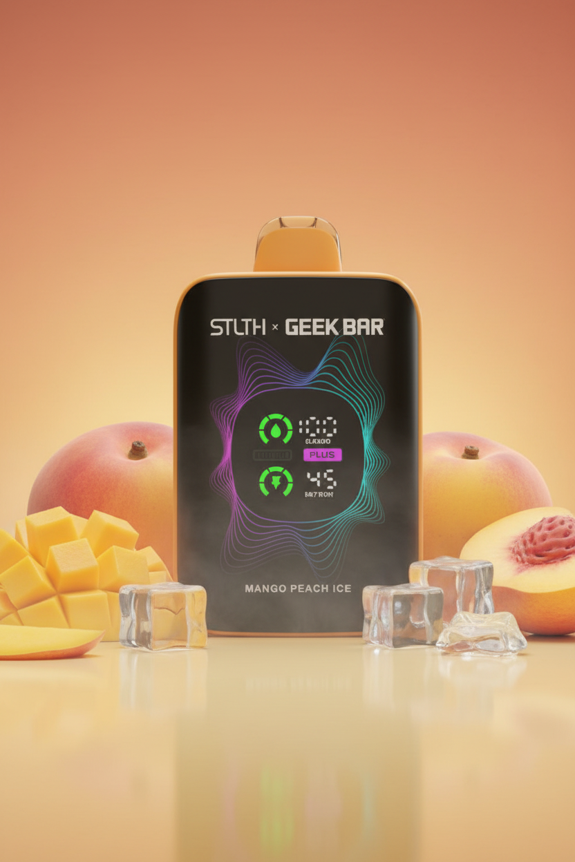 Mango Peach Ice STLTH x Geek Bar 80K