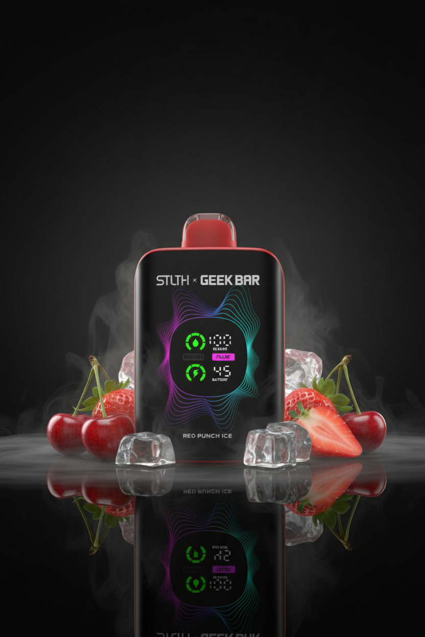 Red Punch Ice STLTH x Geek Bar 80K